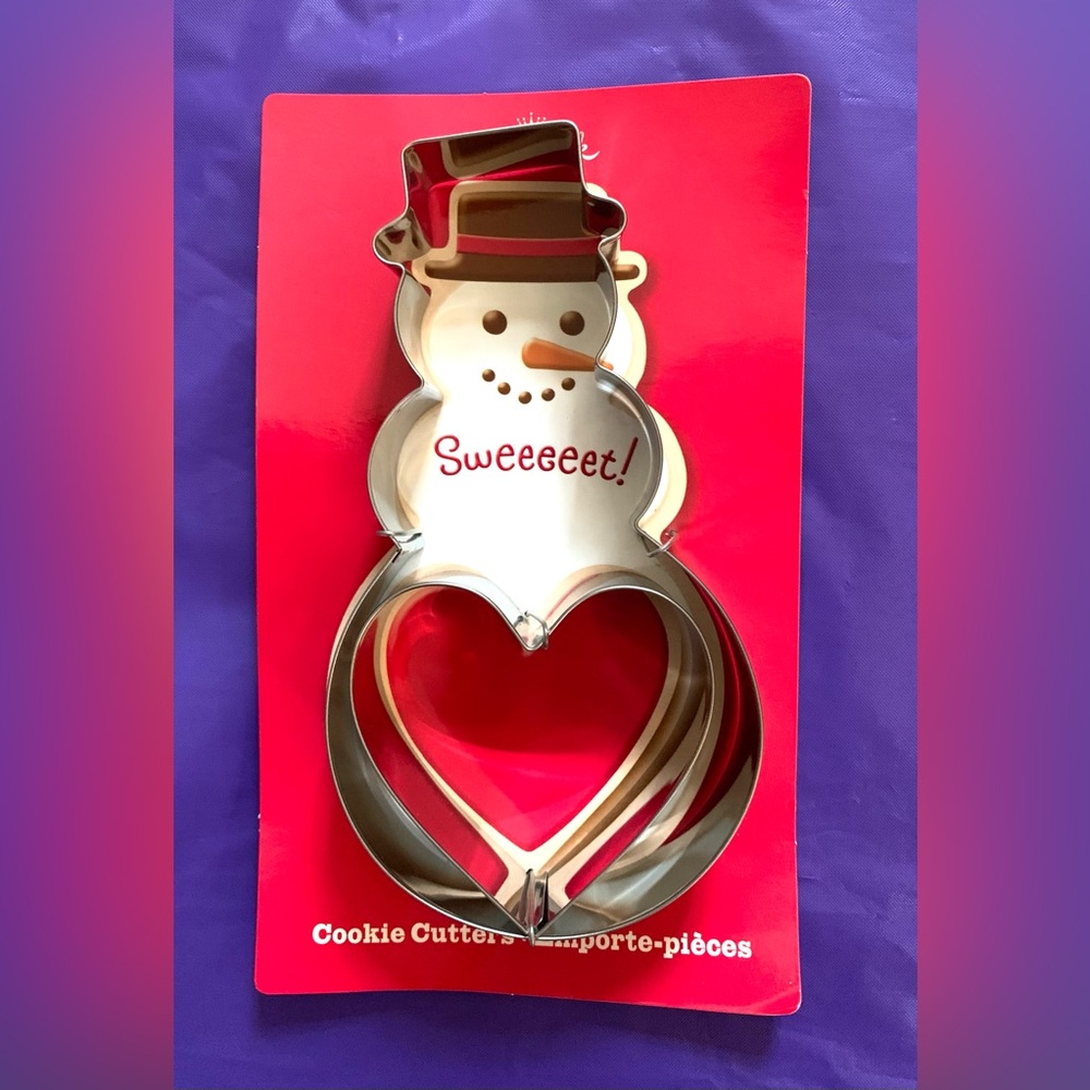 Hallmark Snowman & Heart Cookie Cutters